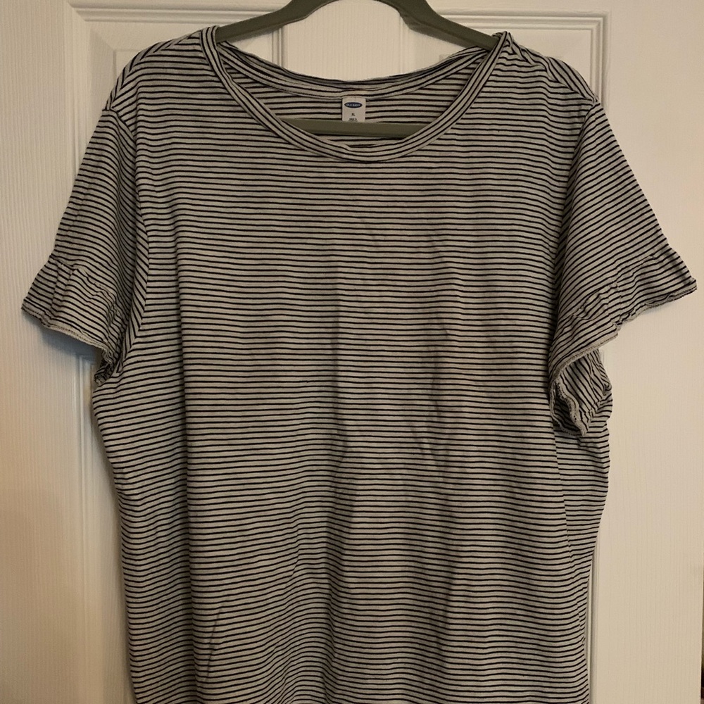 Black and white striped shirt